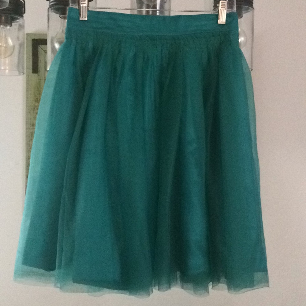Teal skirt